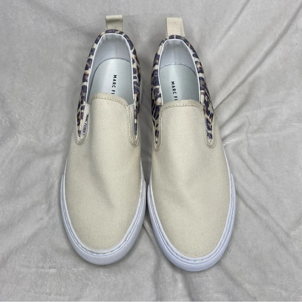 Marc Fisher Leopard Canvas Loafer